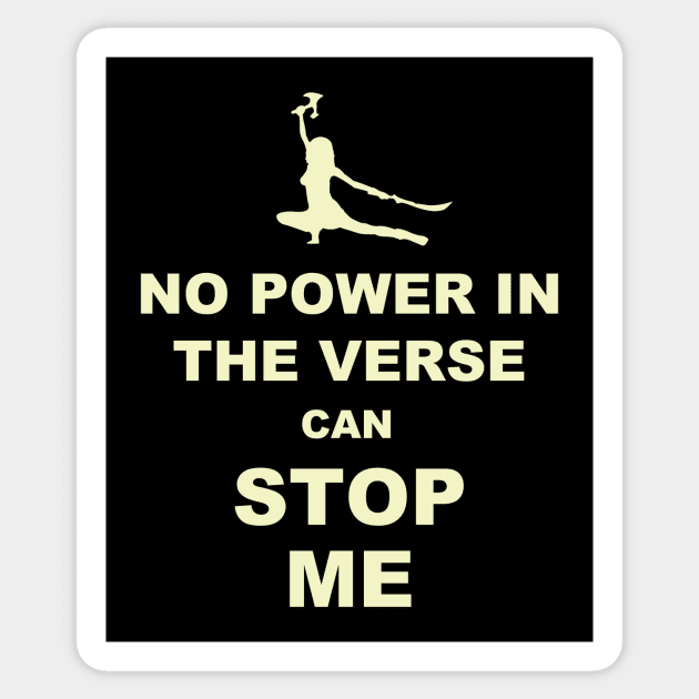 No Power In the Verse Sticker by ThatJokerGuy